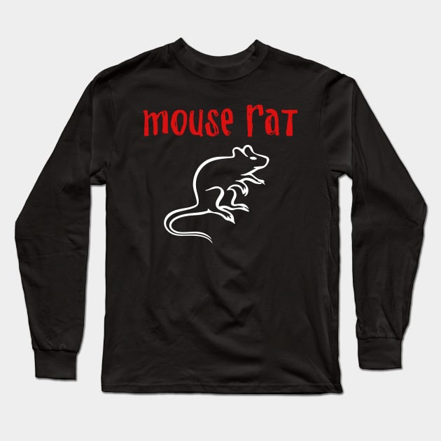 Mouse Rat Long Sleeve T-Shirt by WMKDesign